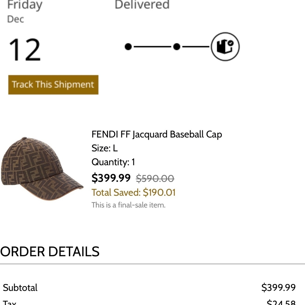 Brown Patterned Cap - image 10